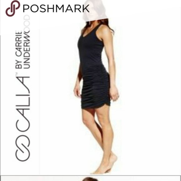 NWT Calia Double Layer Jersey Dress - Picture 2 of 3